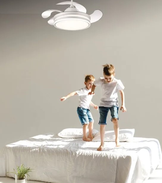 VENTILADOR TECHO MD CALIMA 2 ACERO