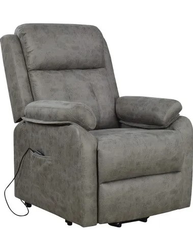 SILLON RELAX POWER LIFT MOD. NEW YORK TPZ MAGNOLIA CEMENTO
