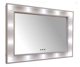 ESPEJO CAMERINO PARA TOCADOR CON REGULADOR DE INTENSIDAD LUMINOSA 81x61CM